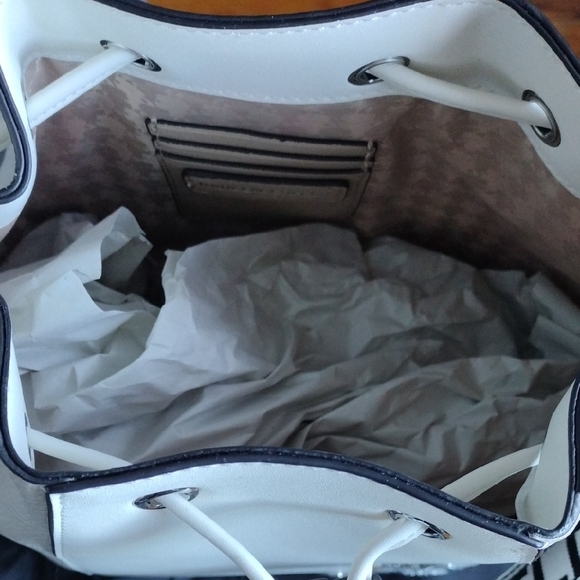 Karl Lagerfeld White Shoulder Bag with Embellishments - Picture 9 of 9